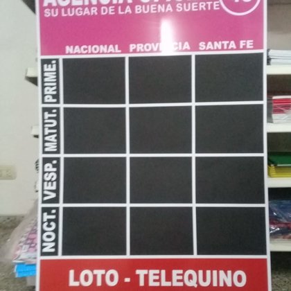 Cartel pizarra para Agencias